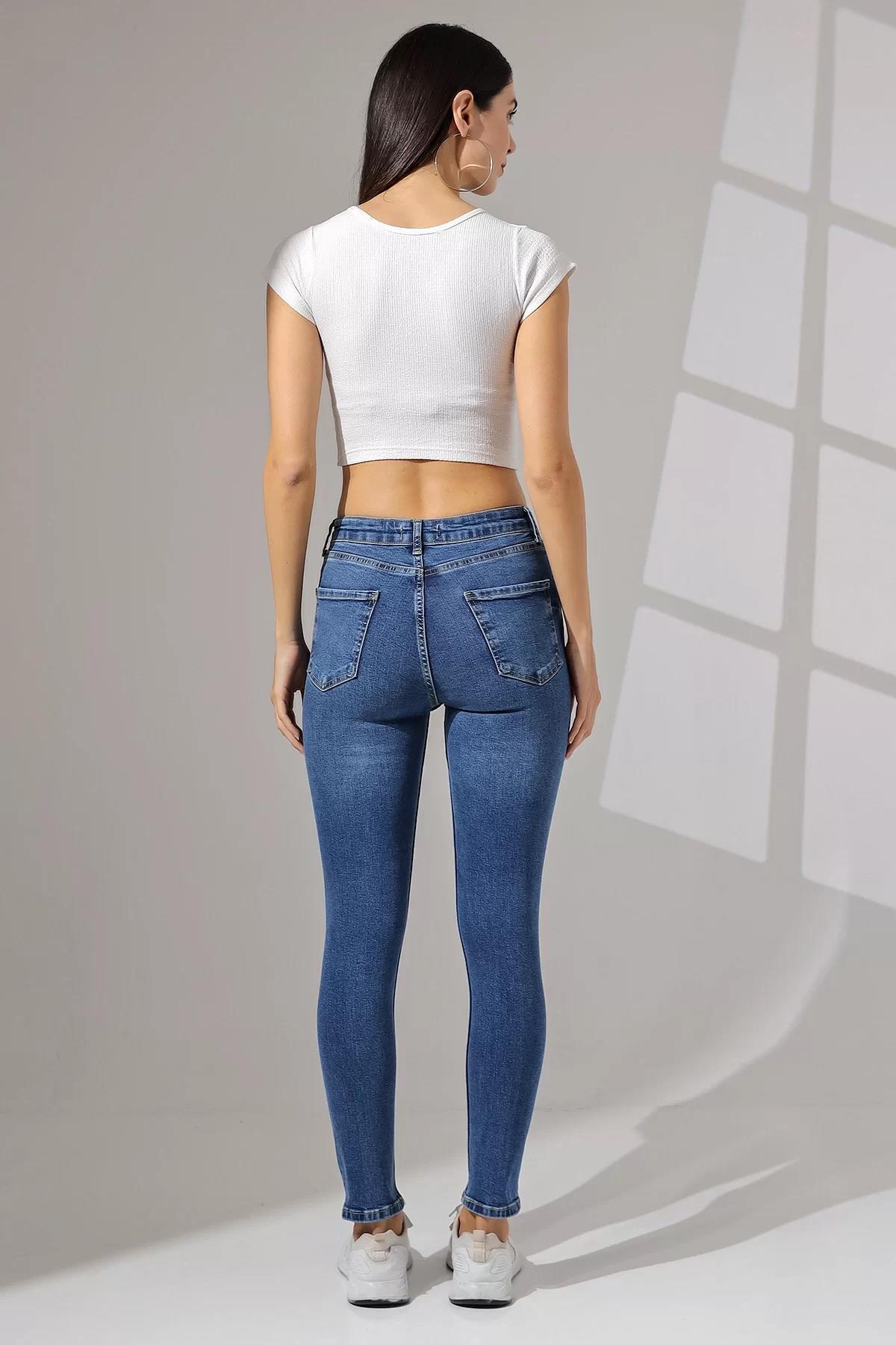KADIN YÜKSEK BEL SKINNY JEAN