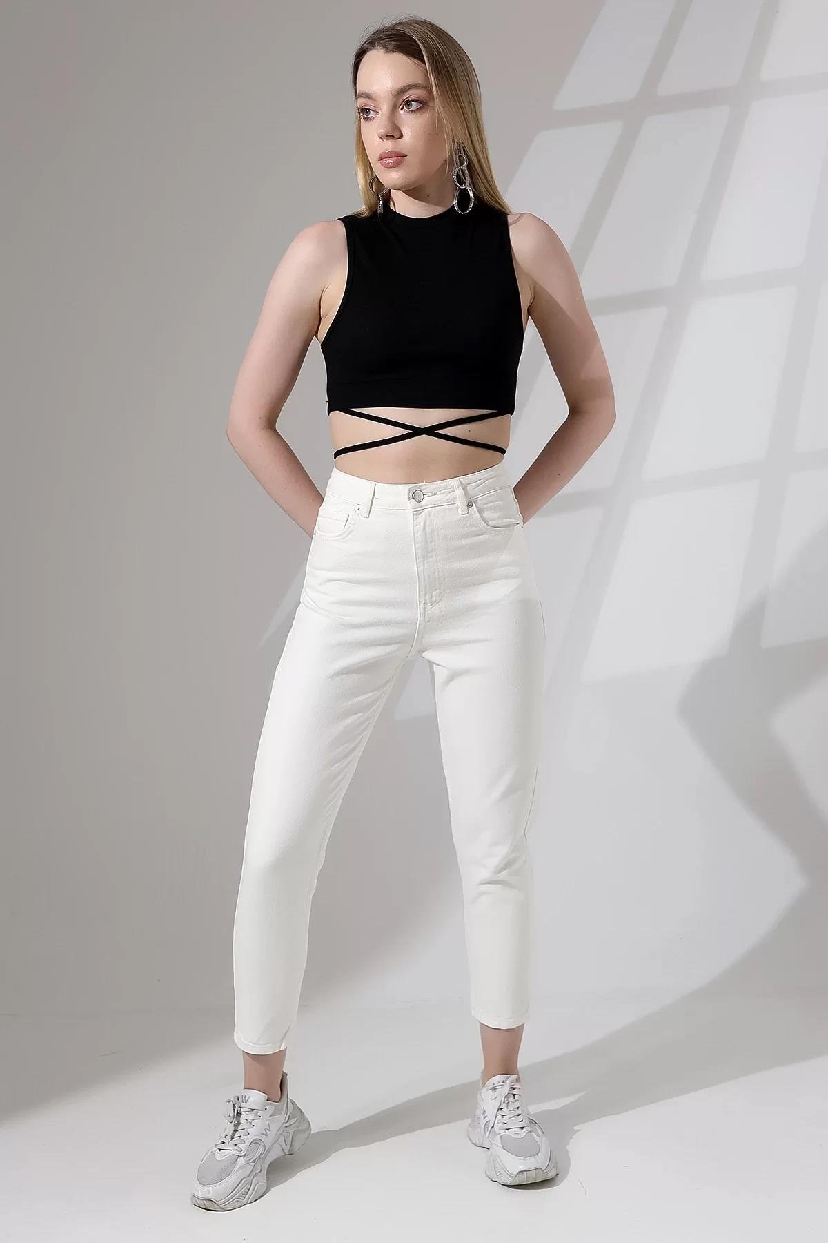 KADIN YÜKSEK BEL SKINNY JEAN