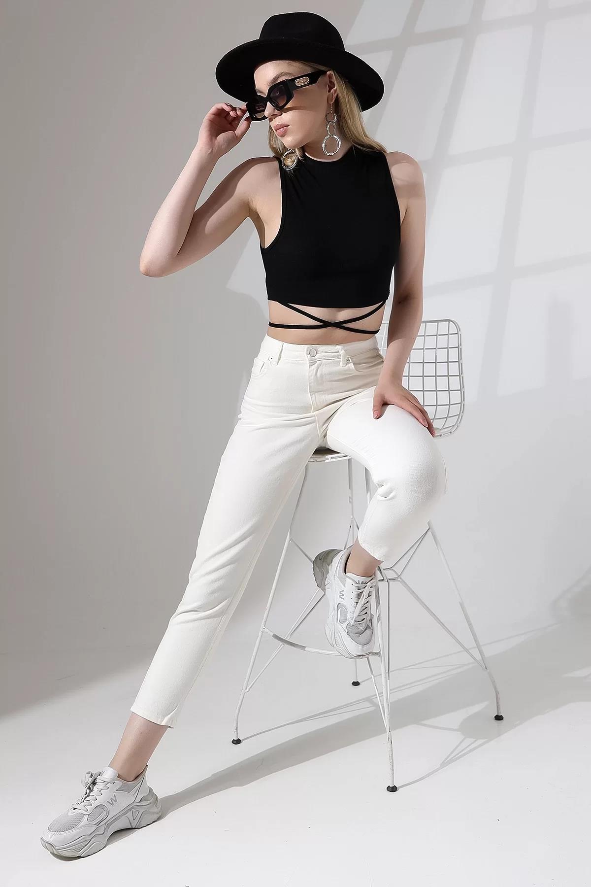 KADIN YÜKSEK BEL SKINNY JEAN