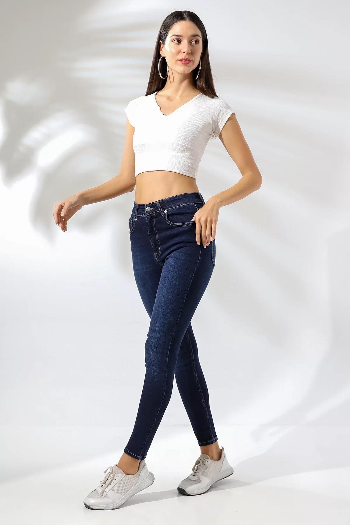 KADIN YÜKSEK BEL SKINNY JEAN