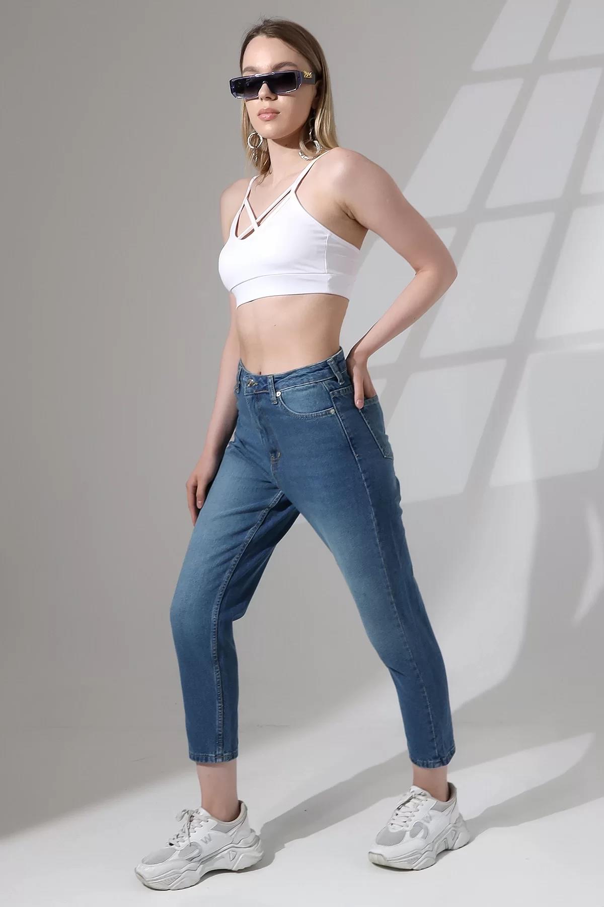 YÜKSEK BEL MOM JEAN