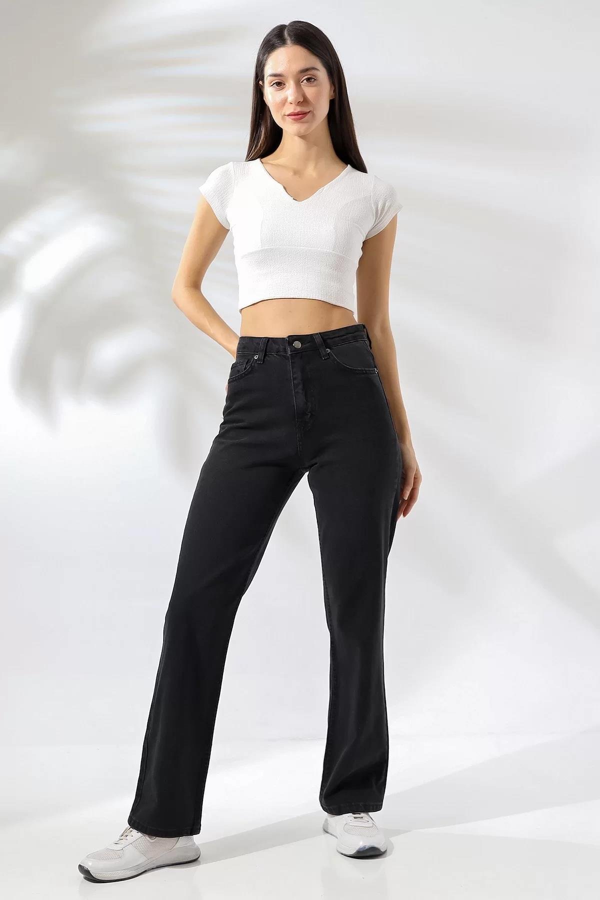 YÜKSEK BEL STRAIGHT FIT JEAN