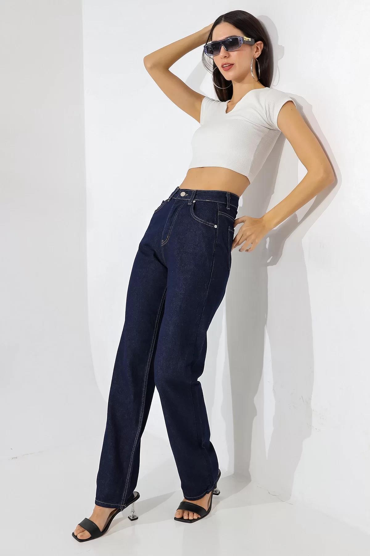 YÜKSEK BEL STRAIGHT FIT JEAN