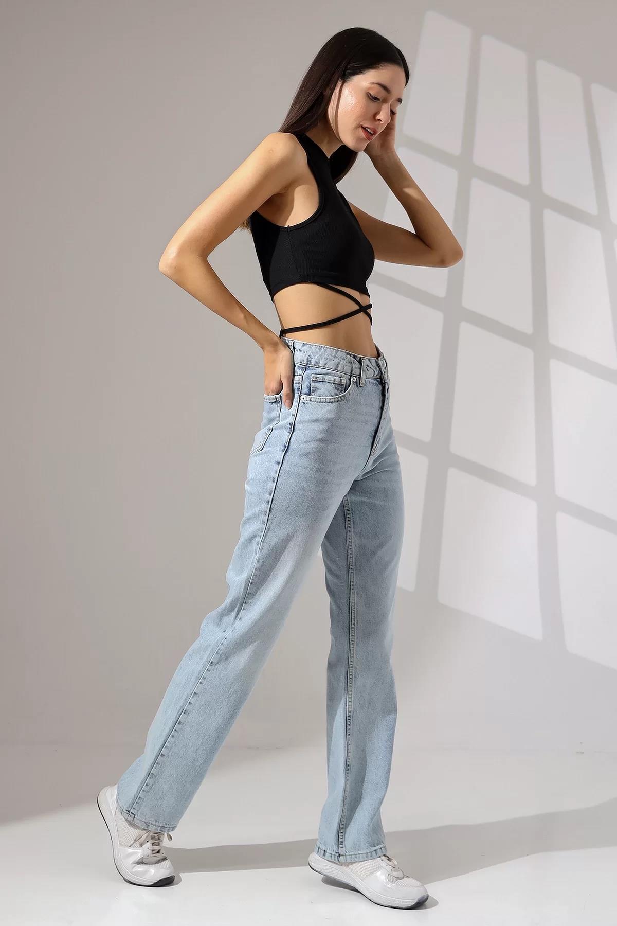 YÜKSEK BEL STRAIGHT FIT JEAN