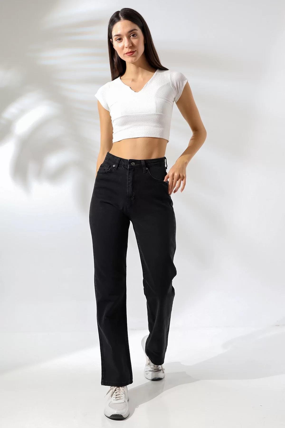 YÜKSEK BEL STRAIGHT FIT JEAN
