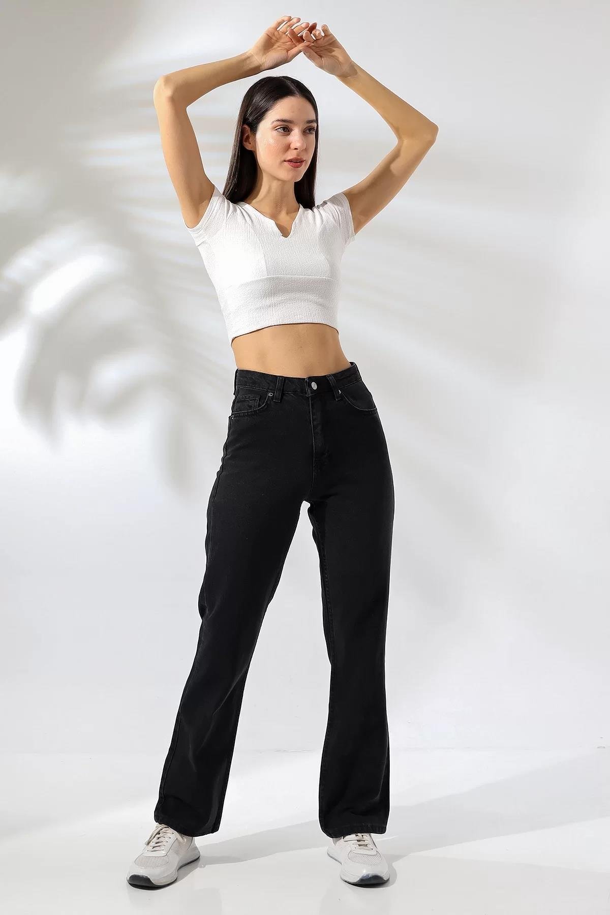 YÜKSEK BEL STRAIGHT FIT JEAN