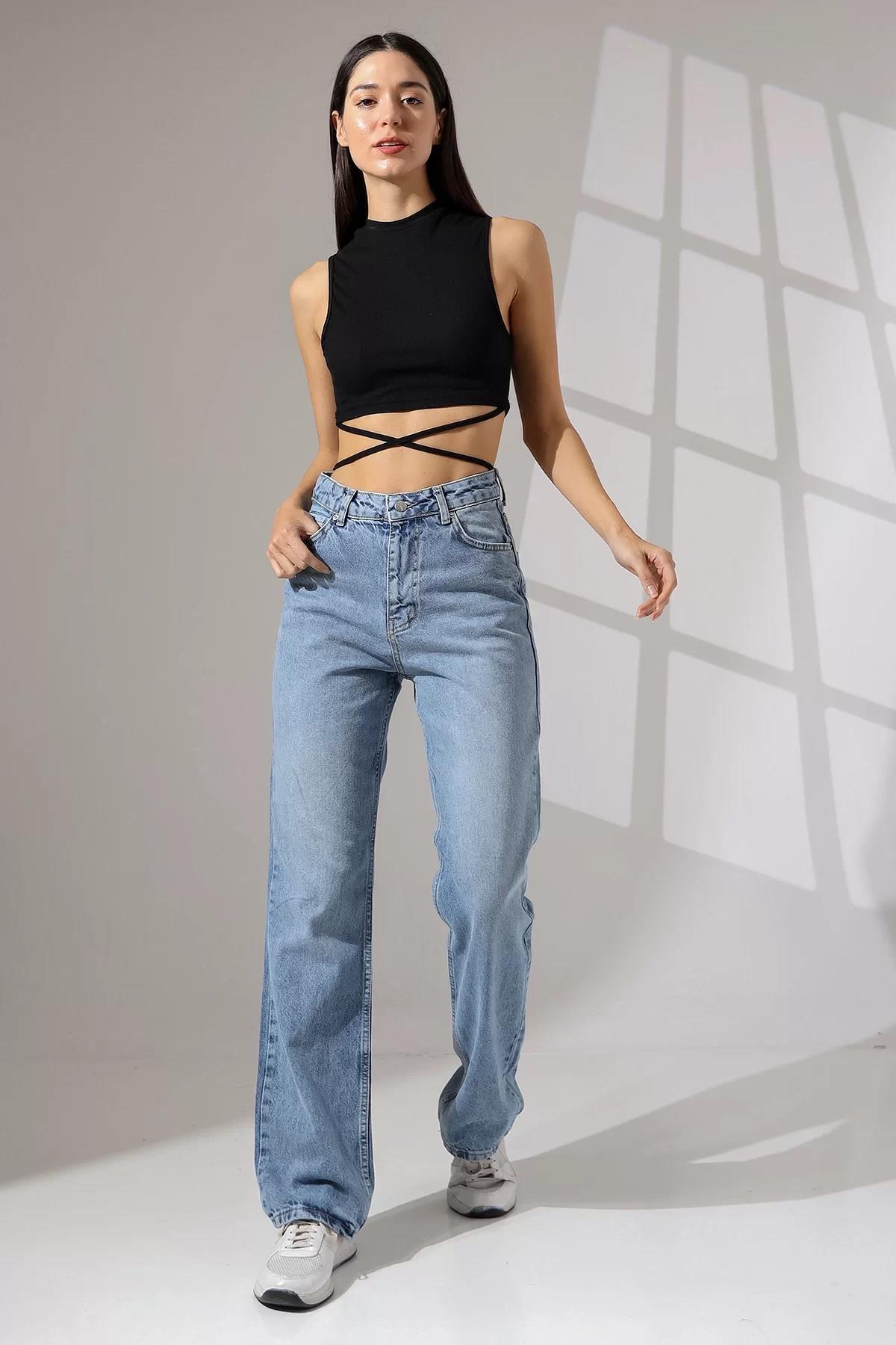 YÜKSEK BEL STRAIGHT FIT JEAN