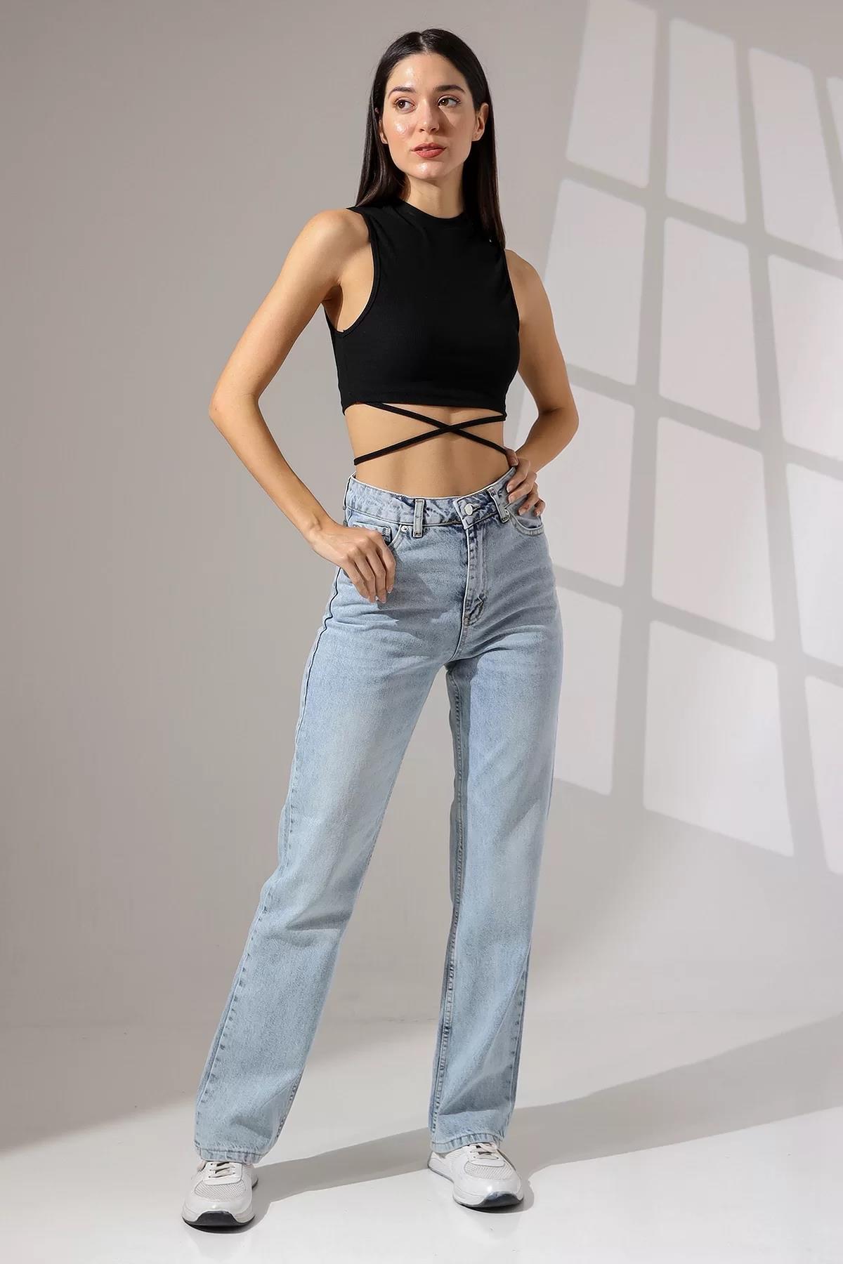 YÜKSEK BEL STRAIGHT FIT JEAN