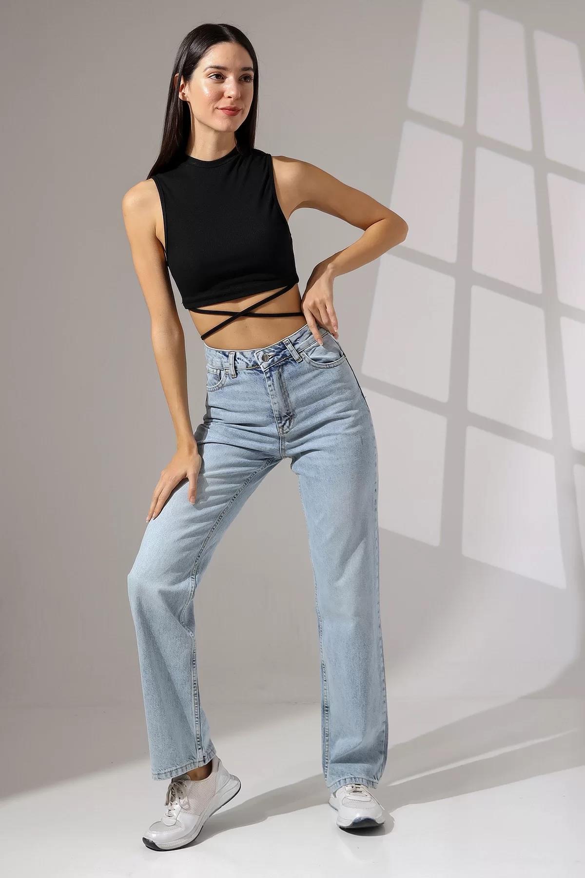 YÜKSEK BEL STRAIGHT FIT JEAN