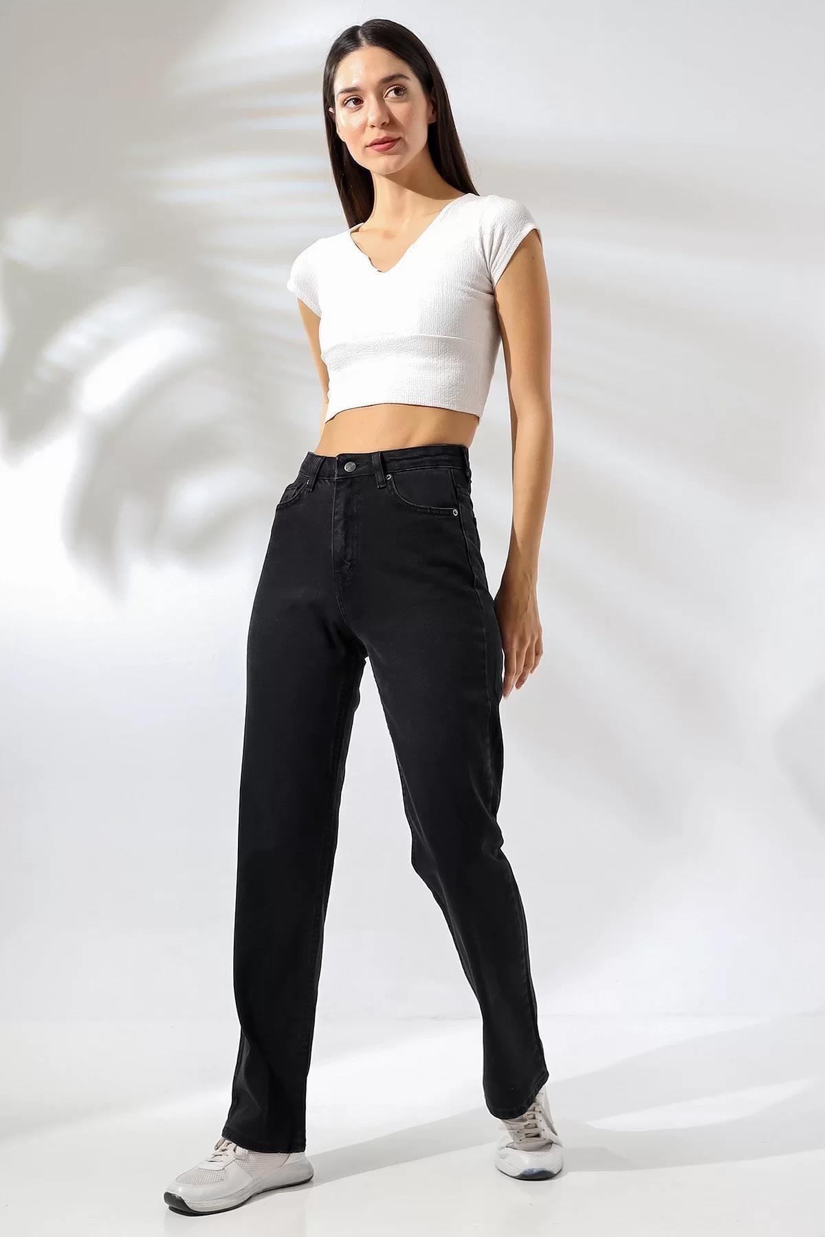 YÜKSEK BEL STRAIGHT FIT JEAN