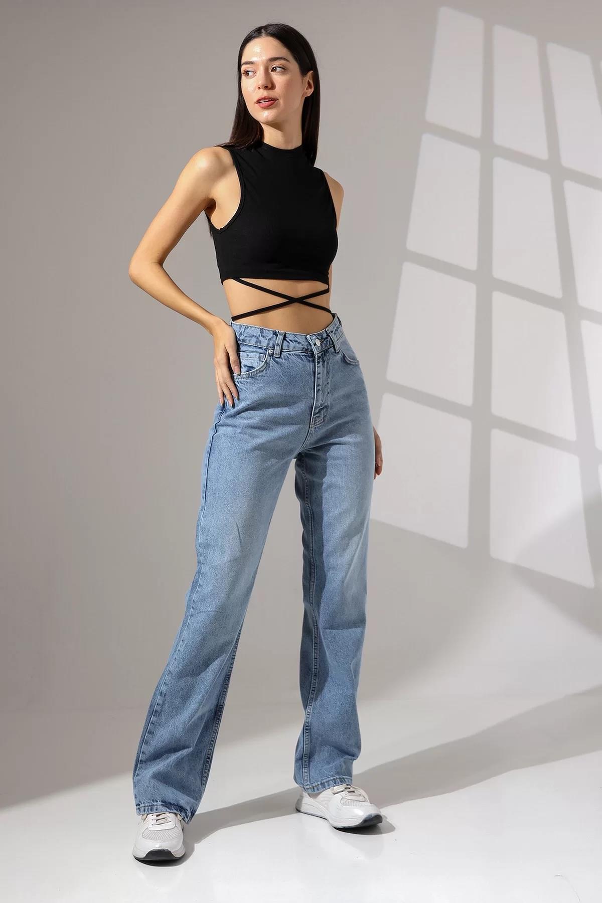 YÜKSEK BEL STRAIGHT FIT JEAN
