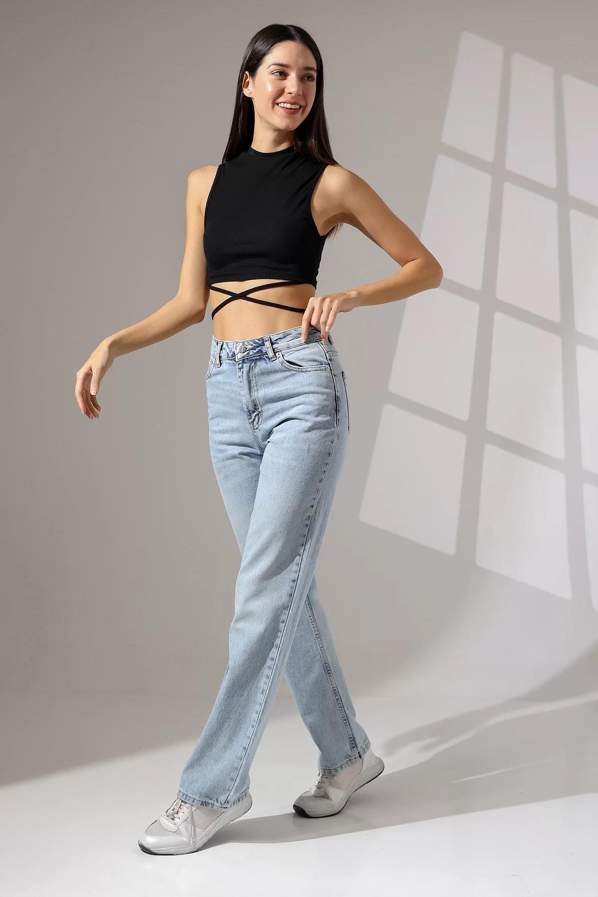 YÜKSEK BEL STRAIGHT FIT JEAN