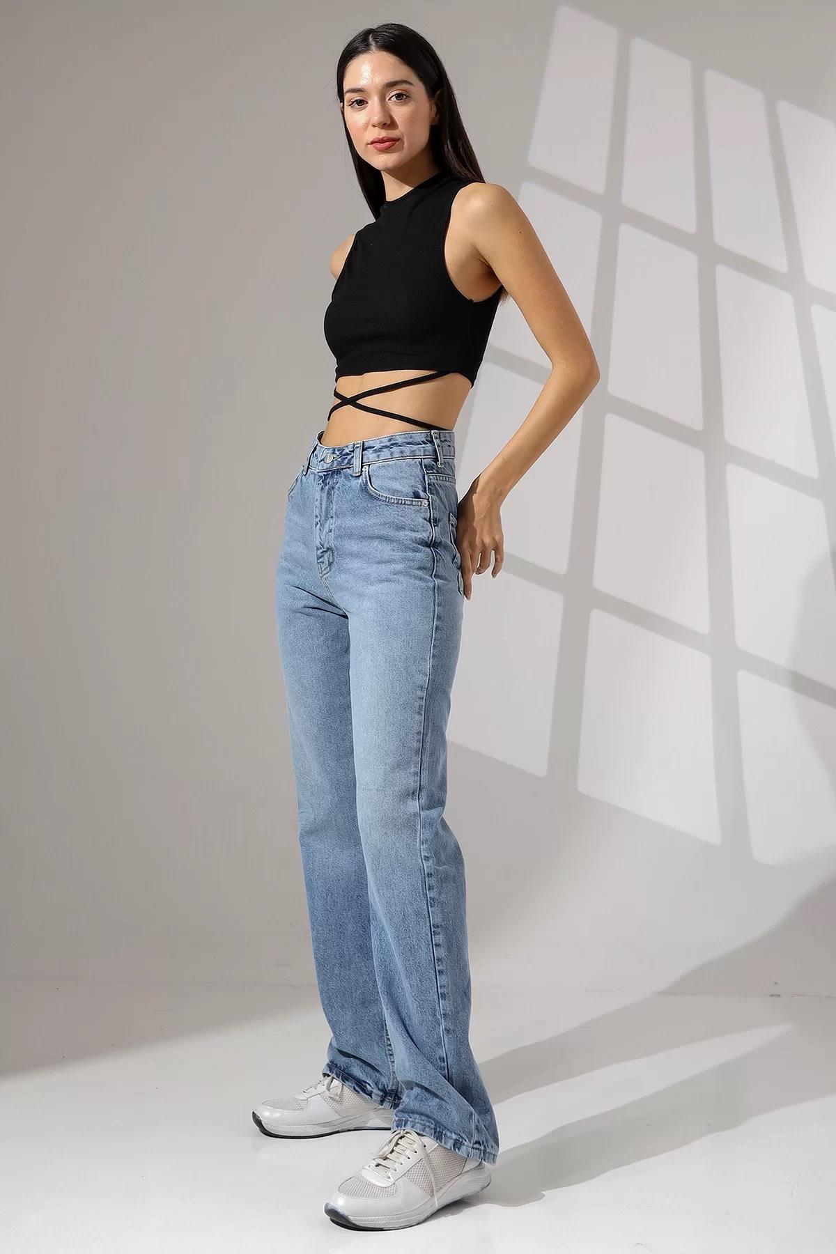YÜKSEK BEL STRAIGHT FIT JEAN