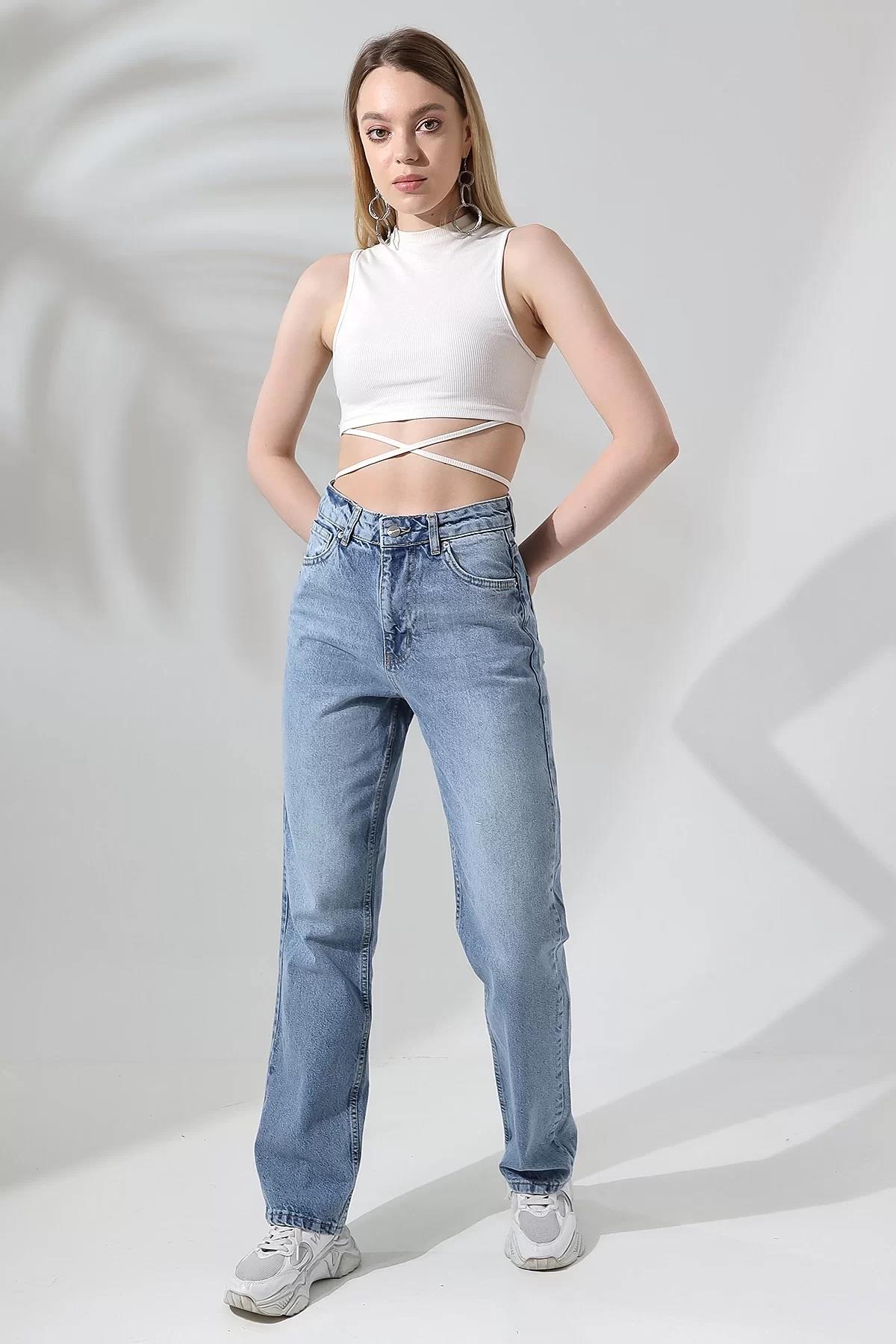 YÜKSEK BEL STRAIGHT FIT JEAN