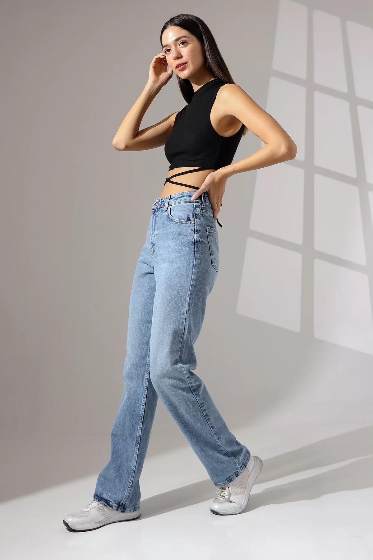 YÜKSEK BEL STRAIGHT FIT JEAN