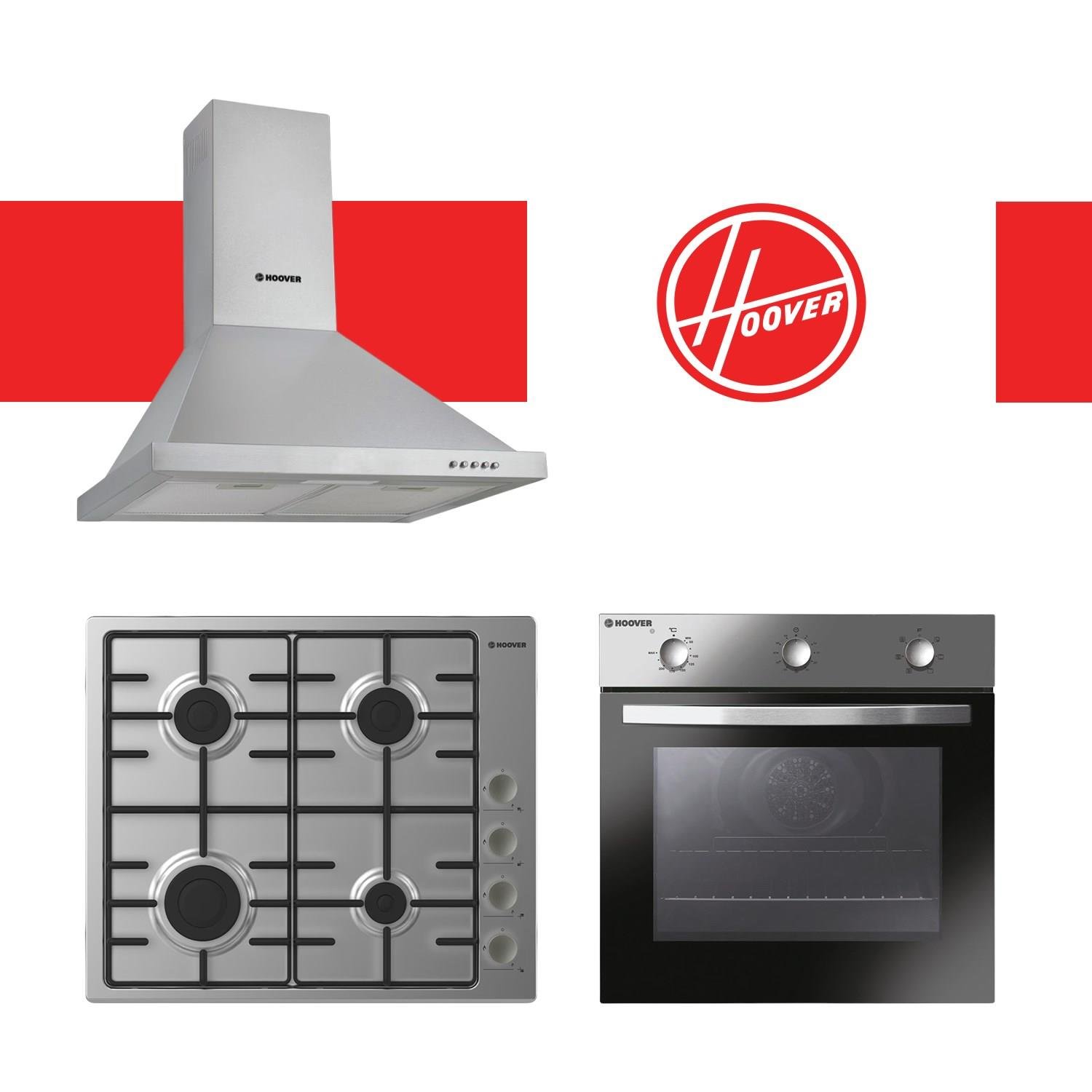 HooverHoover Turbolu 6+1 Programlı Inox 3'lü Ankastre Set ( HCH6MXTK + HHW6LMX + HON602X-TN )