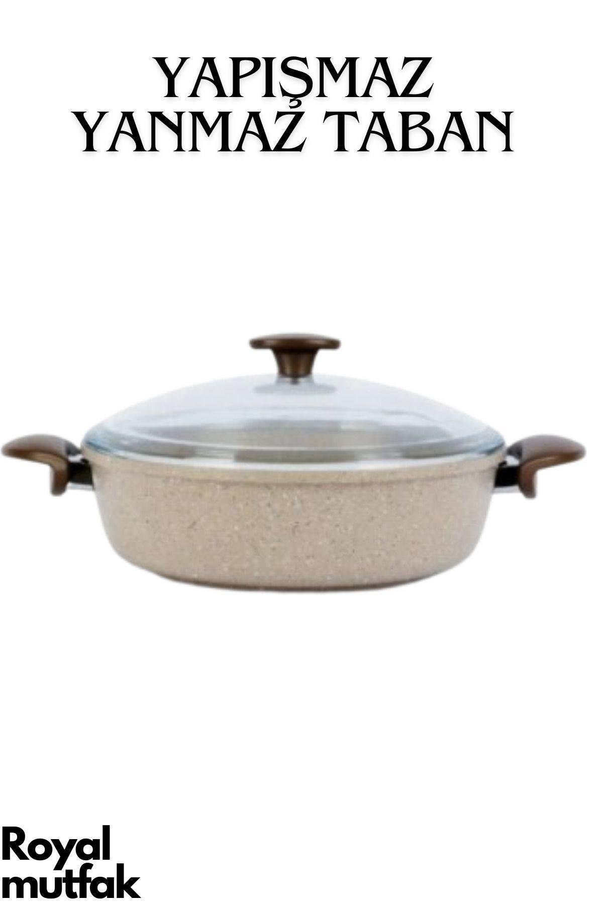 ThermoadThermoad 7'Li Vizon Set (28-30-32 Cm Karnıyarık Tencere-Kek Kalıbı-Tart Kalıbı-Sosluk&SütlükPankek T