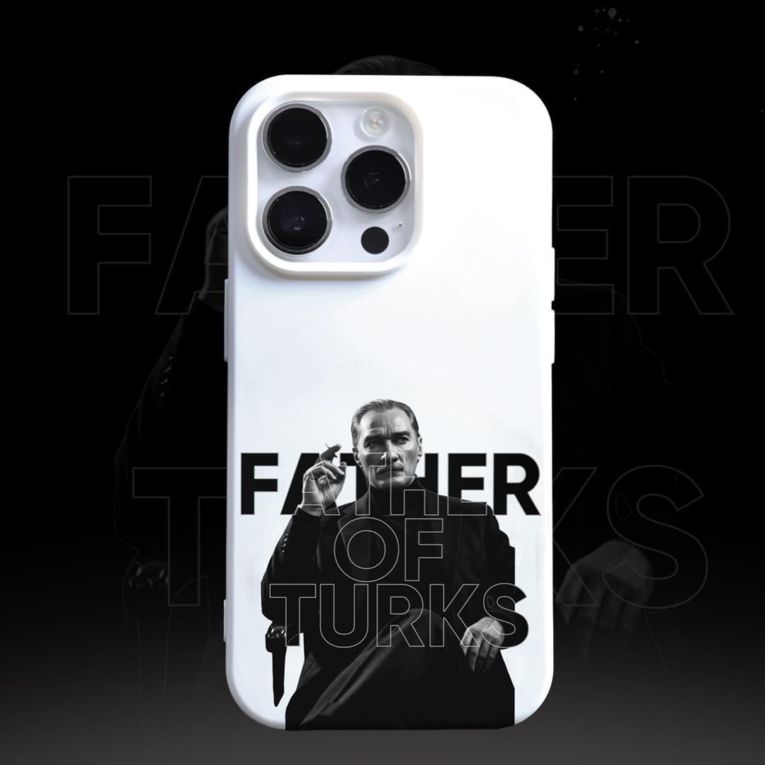 İphone Atatürk Baskılı Father Of Turks Tüm Model Lansman Kılıflar