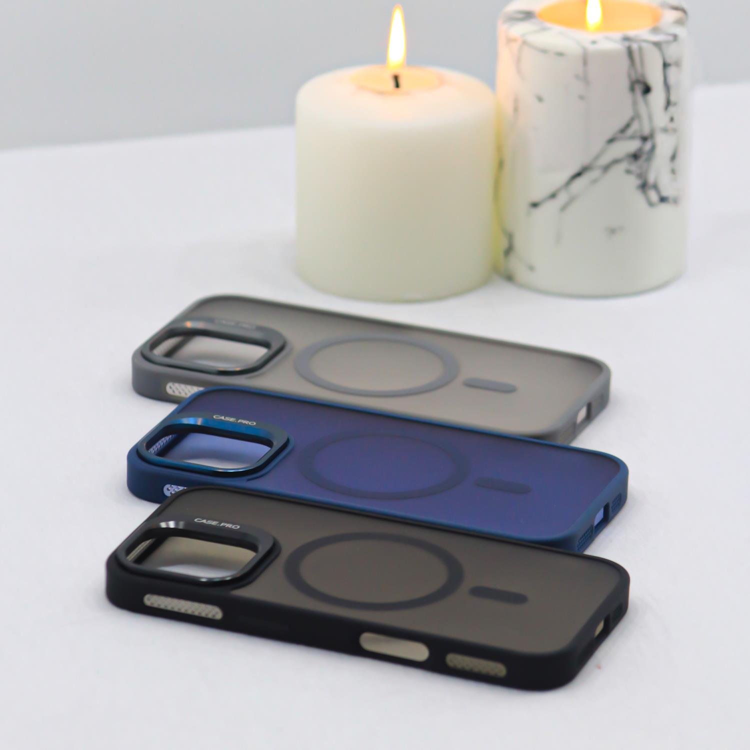 İphone Premium Slim Pro Standlı Case  Tüm Model Kılıflar