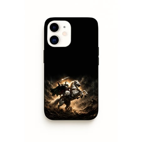 Türk Savaşçı Atlı iPhone Kılıfı UV Baskılı Premium Telefon Kılıfı