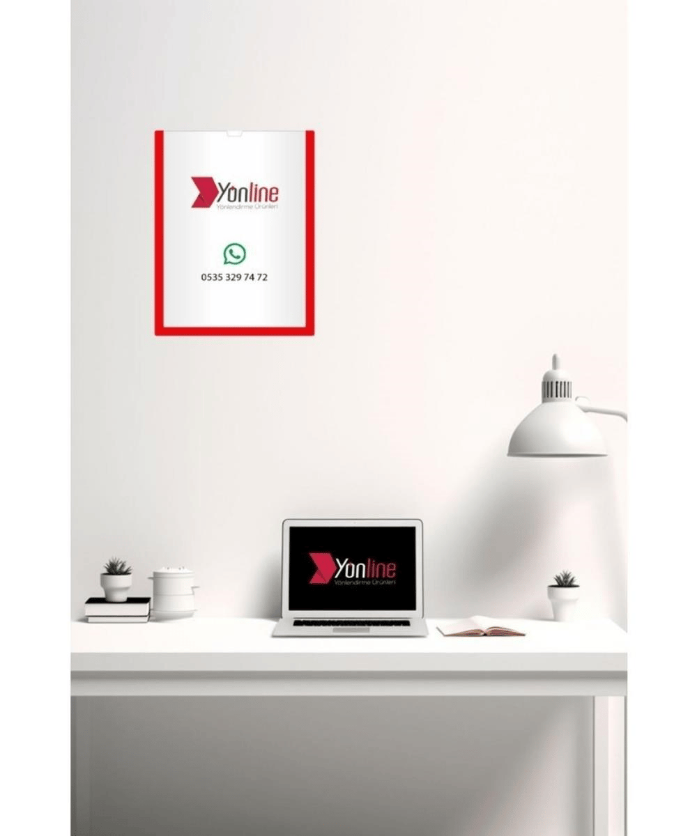 10 Adet A4 Kırmızı Değiştirilebilir Föylük