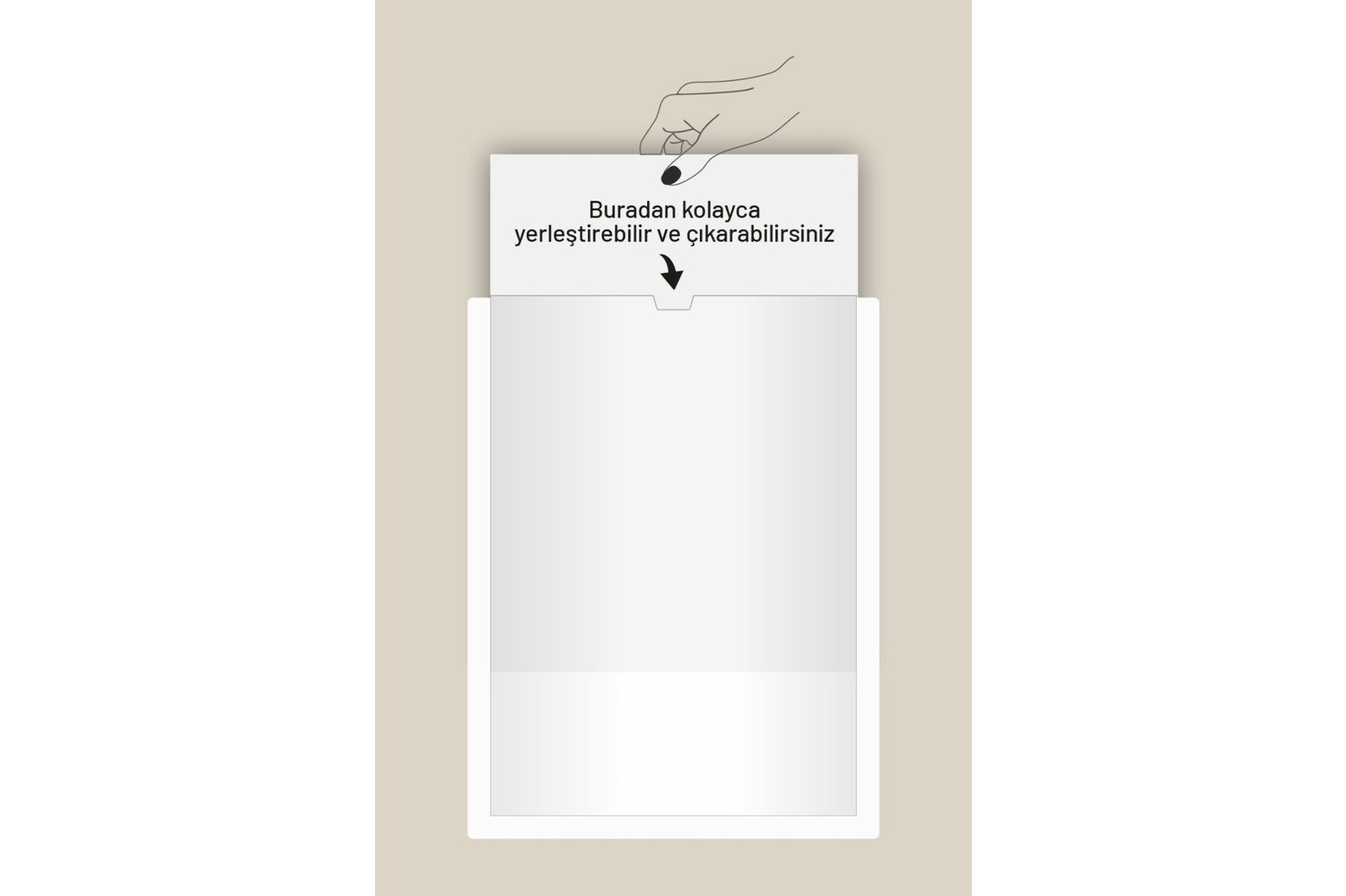 5 Adet Beyaz Değiştirilebilir A4 Föylük
