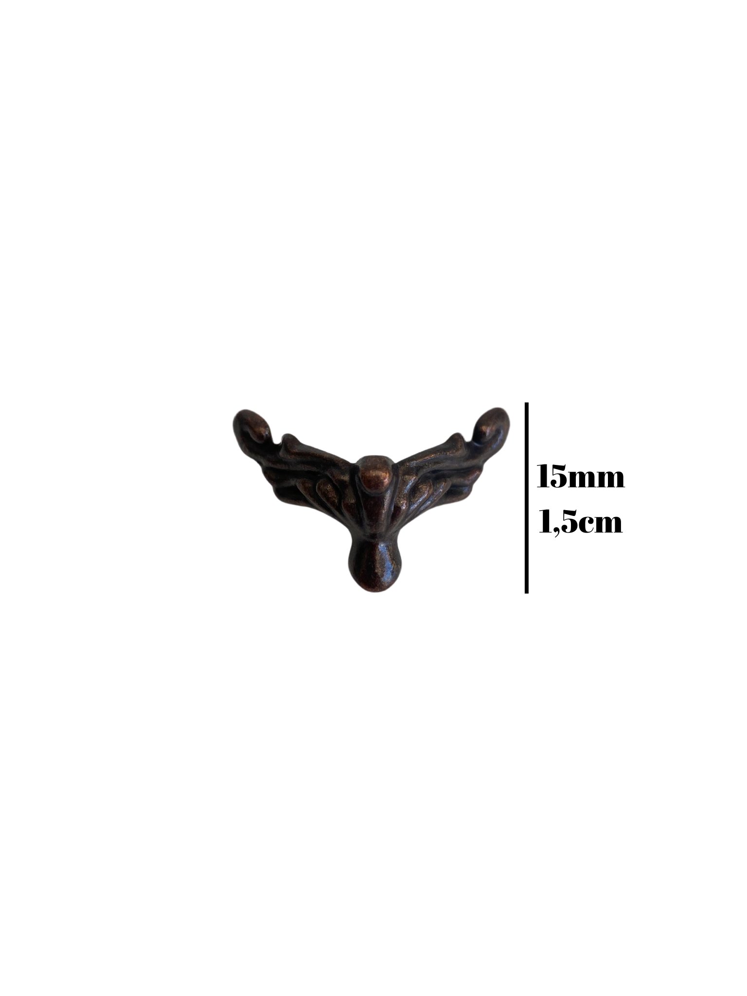 Anka 1.5cm Metal Ayak Çeyiz ve Hediye Kutusu Mobilya Ayağı(1.5cm)(BRONZ)