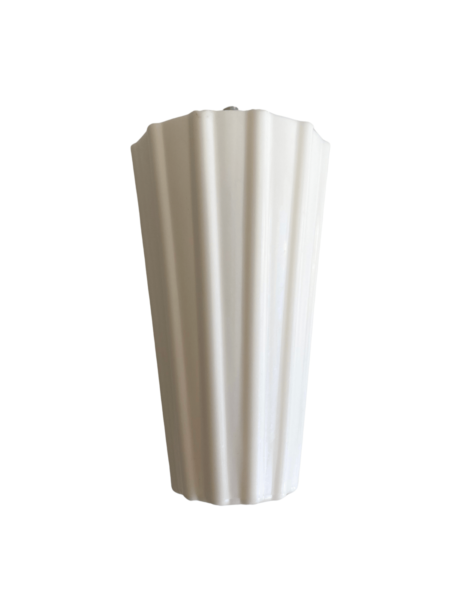Armut Beyaz Plastik 12 cm Ayak 8 mm Vidalı Mobilya Koltuk ve Baza Ayağı(12cm)(BEYAZ)(8mm VİDALI PASOLU)