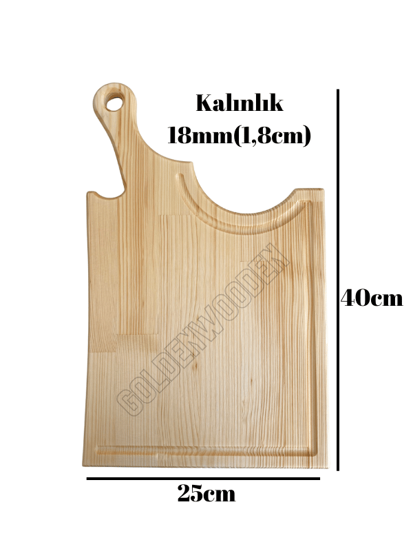 Balta Doğal Ahşap Sunum Tabağı Ahşap Sunumluk(BEYAZ ÇAM)