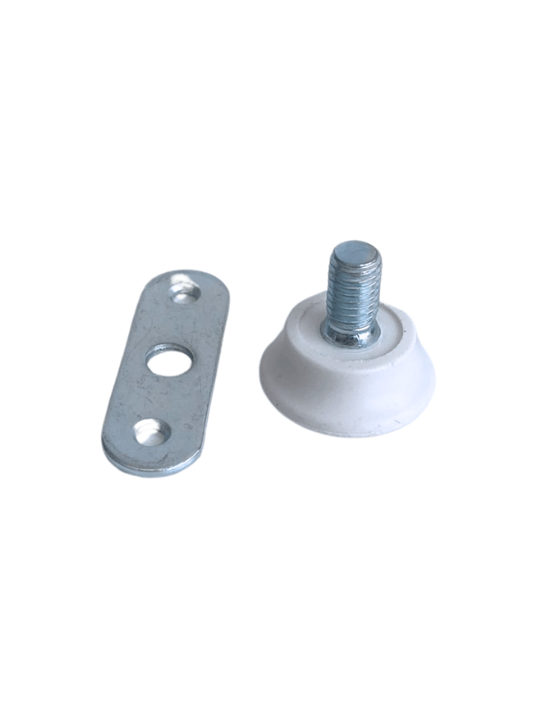Beyaz Bingo Ayarlanabilir Ayak 8mm Vidalı Masa Ayağı(Takım)(En Düşük YÜK:13MM En Büyük YÜK:22MM)