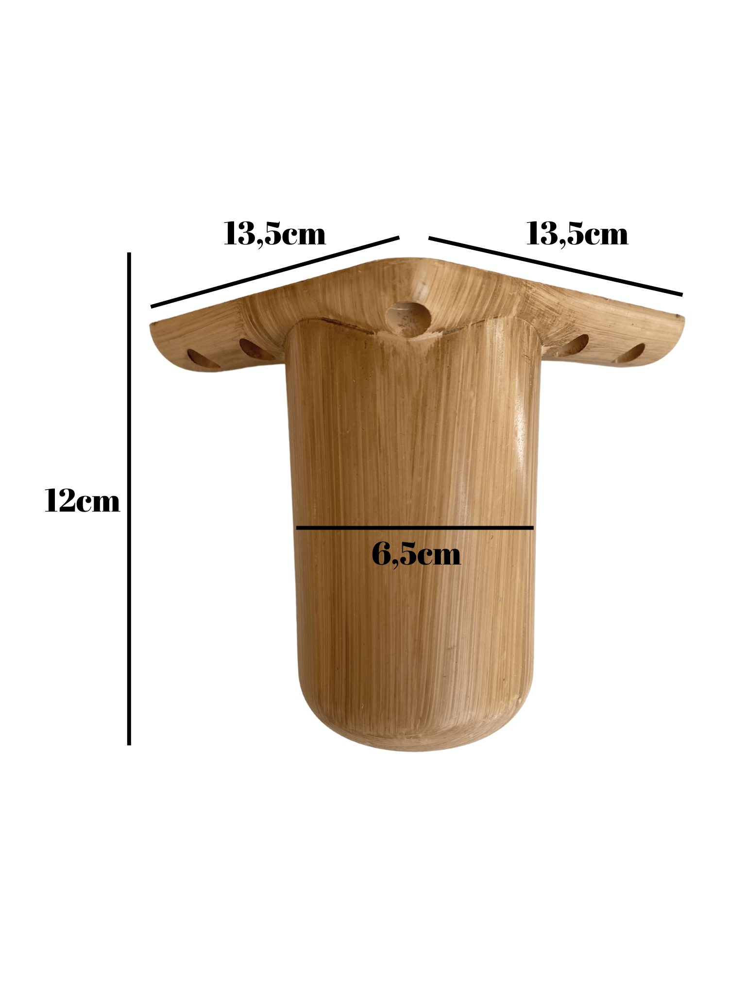 Bohem Yuvarlak 15CM Ahşap Desenli Plastik Ayak Mobilya Masa ve Dolap AYAĞI(15CM)(AHŞAP Desenli)