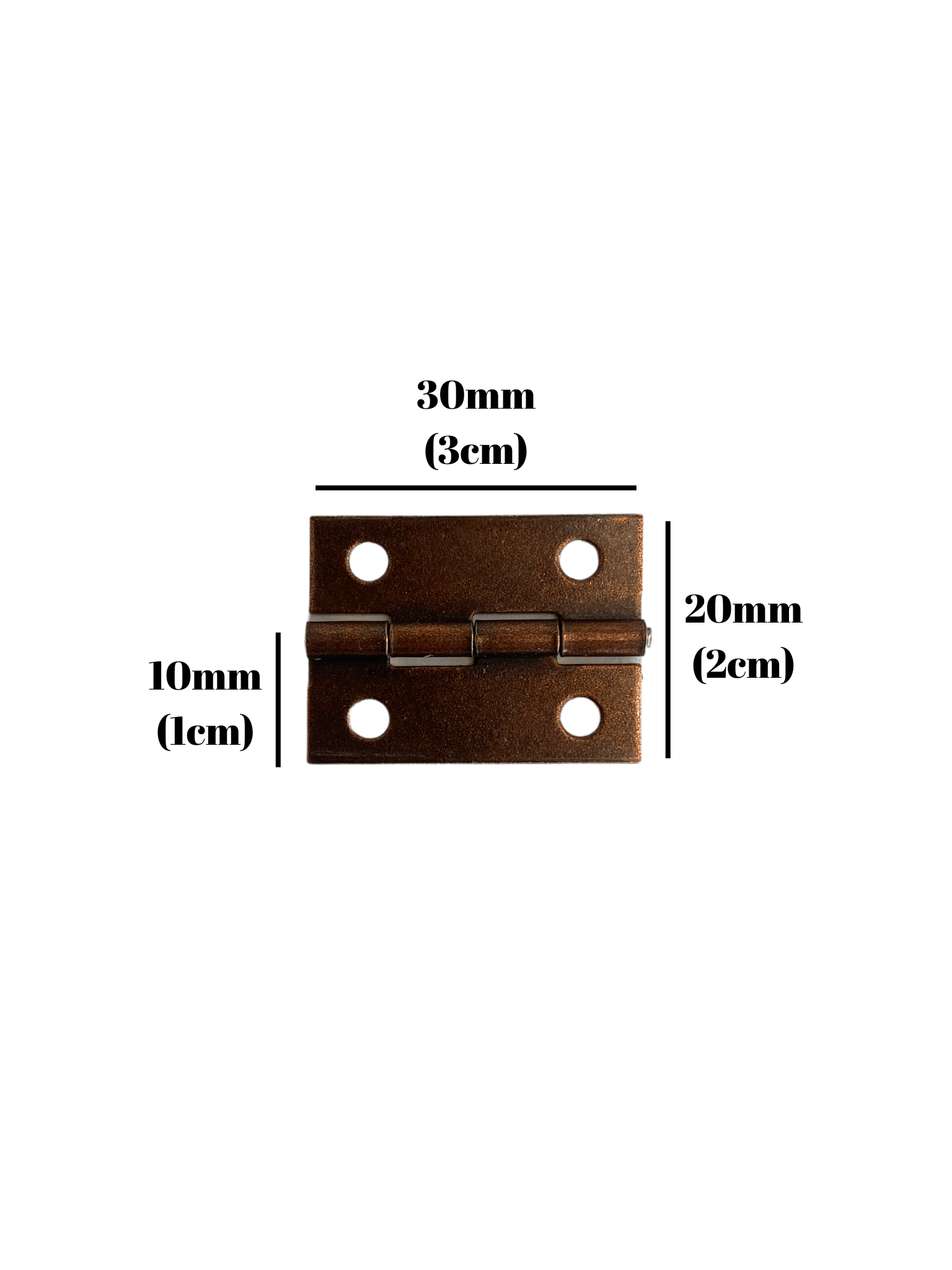 Bronz Tavla Menteşesi Mobilya Kutu Menteşesi(BRONZ)(En:3cm Boy:2cm)