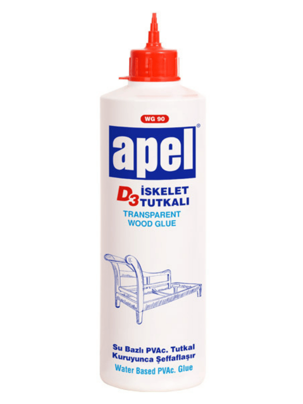 D3 Tutkalı Beyaz Ahşap Montaj Yapıştırma Tutkalı(600gr)(ŞEFFAF)