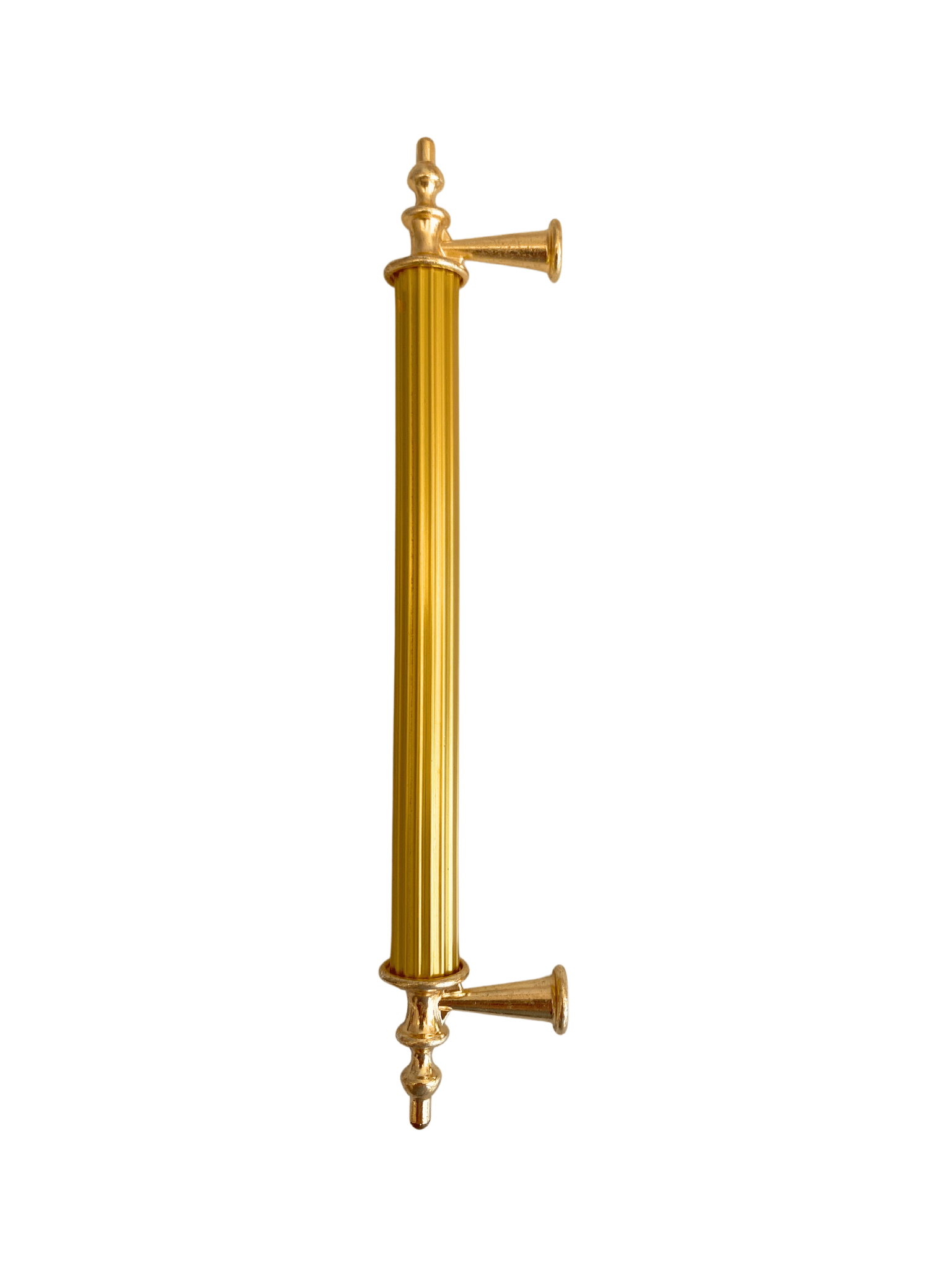 Desenli Boru Altın Alüminyum Dolap Kulpu Mobilya Kulpu(ALTIN)(96MM - 128MM)