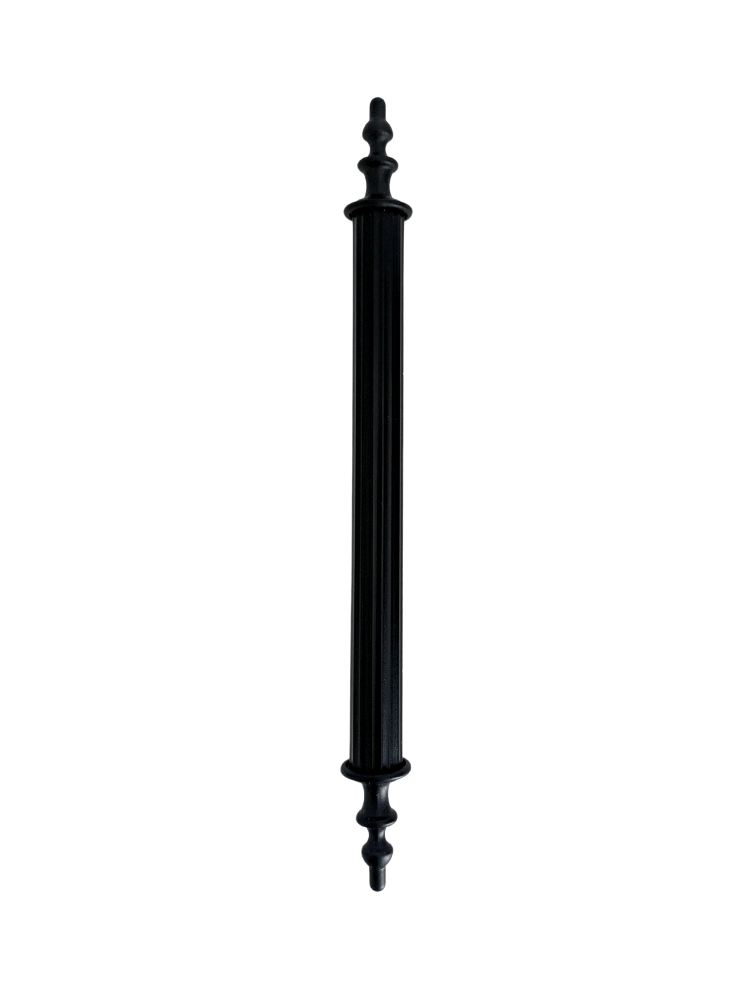 Desenli Boru Siyah Alüminyum Dolap Kulpu Mobilya Kulpu(SIYAH)(96MM - 128MM)