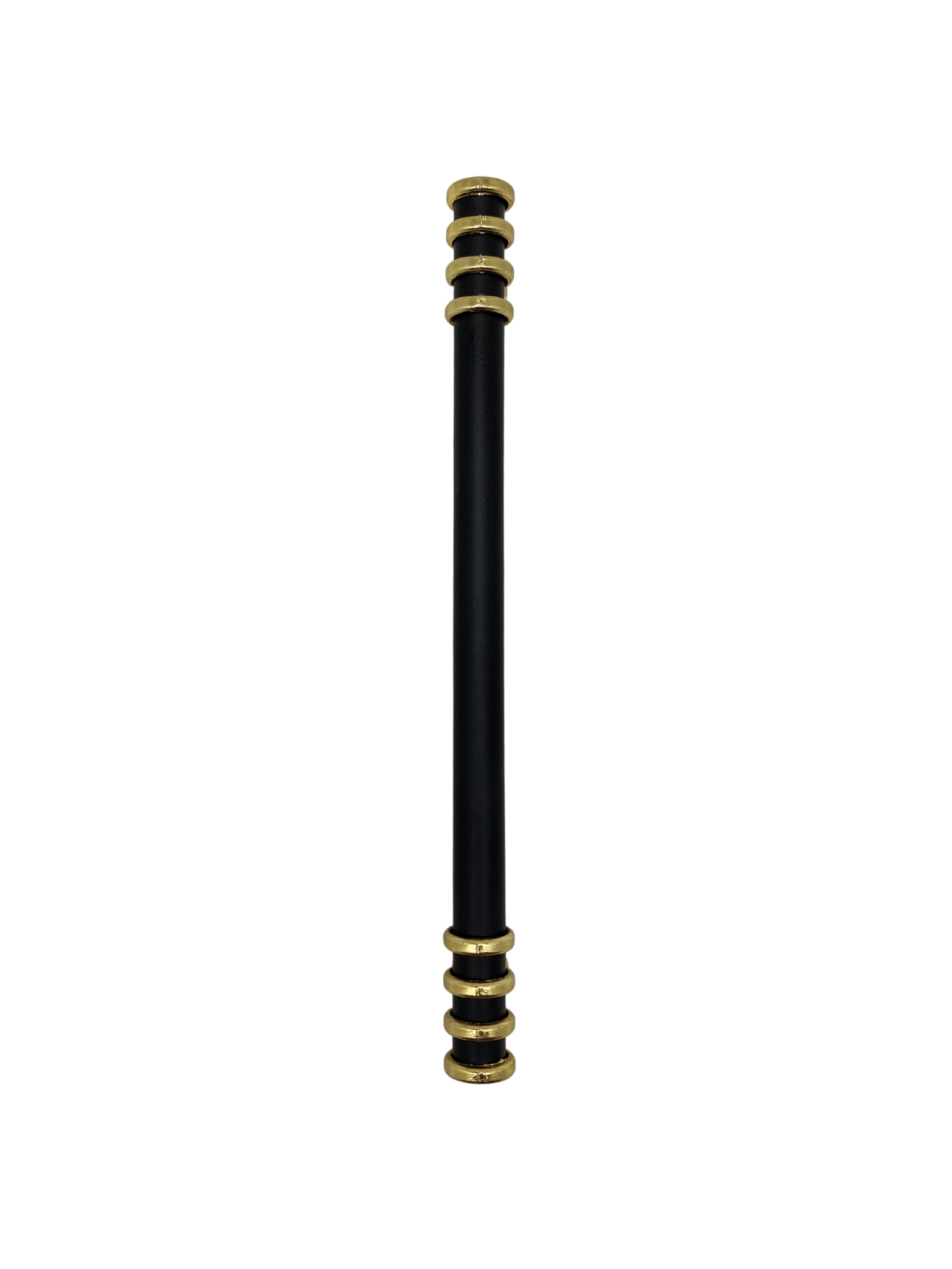 Detay Boru Siyah Altın Dolap Kulpu Mobilya ve Mutfak Dolap Kulpu(SİYAH - ALTIN)(160MM)
