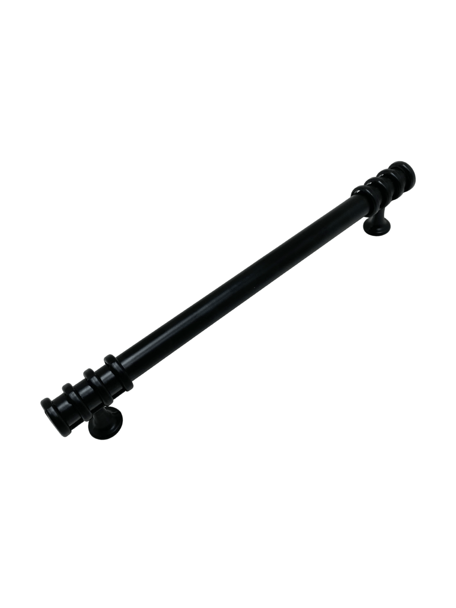 Detay Boru Siyah Desenli Dolap Kulpu Mobilya ve Mutfak Dolap Kulpu(SİYAH)(160MM)