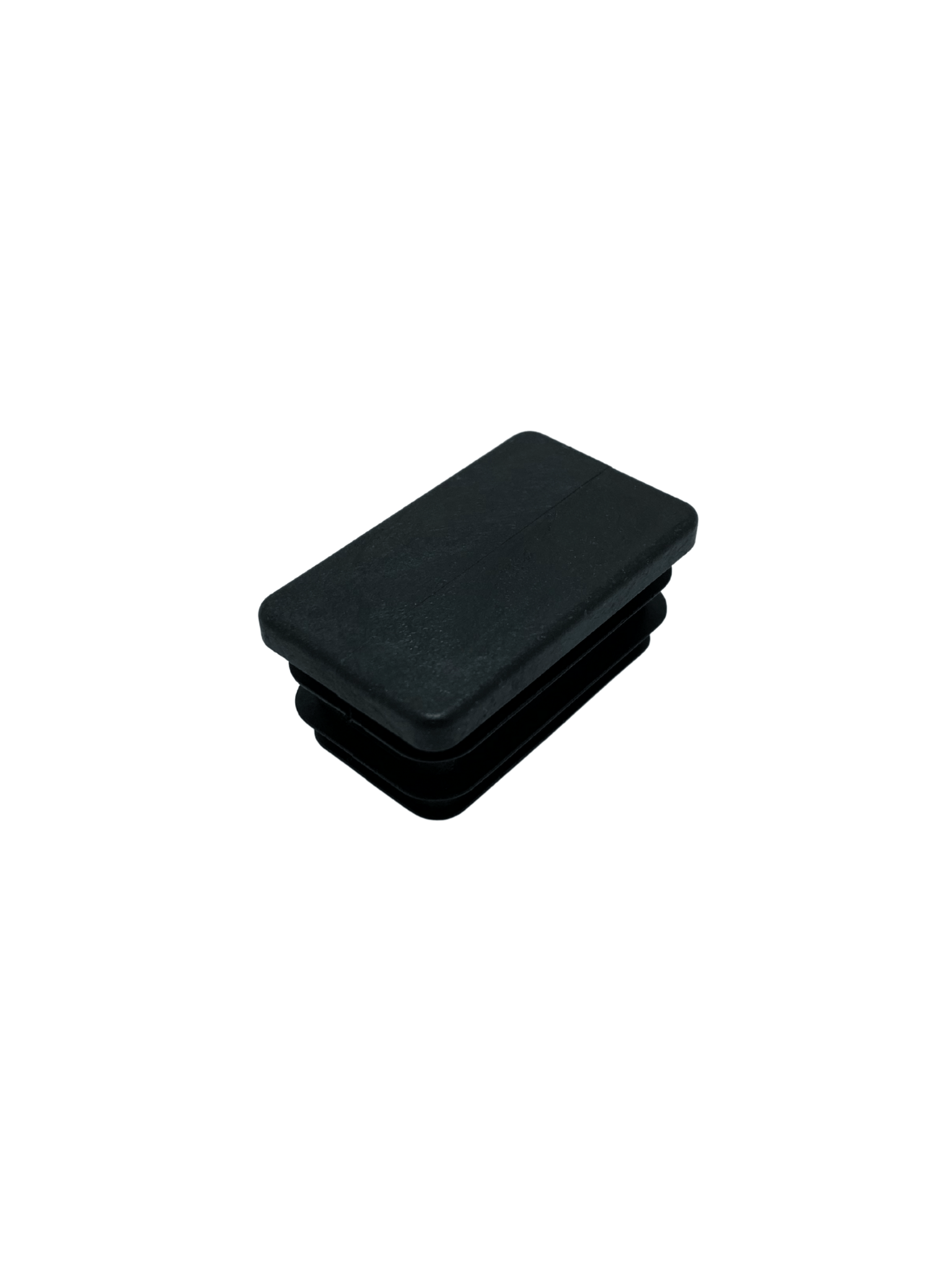 Dikdörtgen Demir Profil İç Tapa Geçme Plastik Ayak Geçme Koruma Plastiği(40MM x 30MM)(SİYAH)
