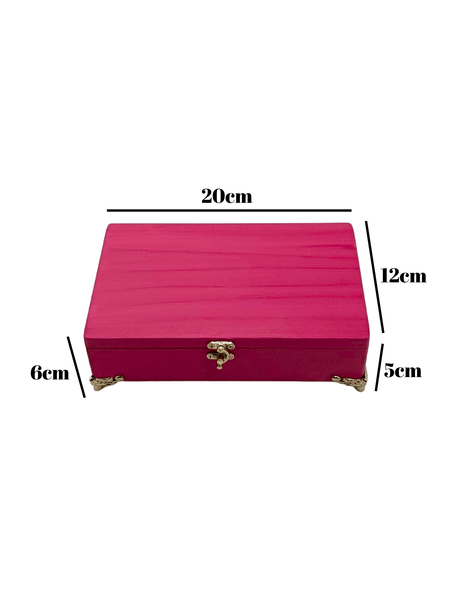 Doğal Ahşap Takı Kutusu Ahşap Saklama Kutusu(BEYAZ ÇAM)(PEMBE)(BOY:20CM EN:12CM YÜK:6CM)