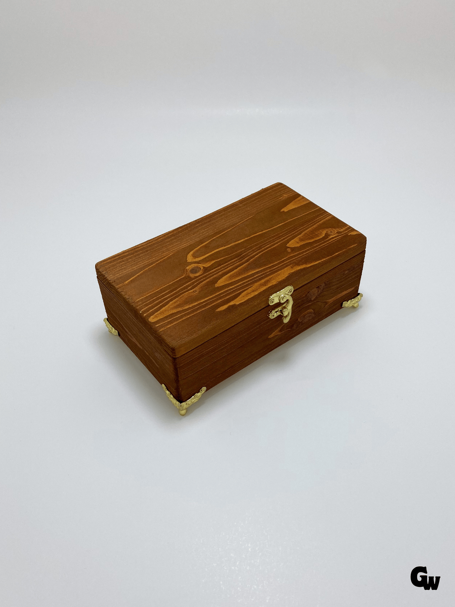 Doğal Ahşap Takı Kutusu Ahşap Saklama Kutusu(BEYAZ ÇAM)(CEVİZ)(BOY:20cm EN:12cm Yük:8cm)