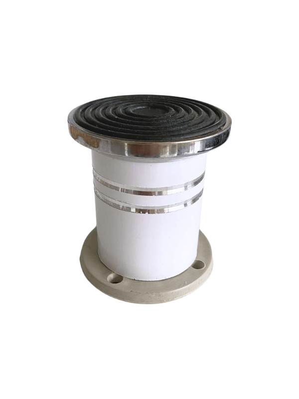 Düz Şeritli 8cm Alüminyum Ayak Mobilya Masa ve Dolap Ayağı(BEYAZ)(8cm)