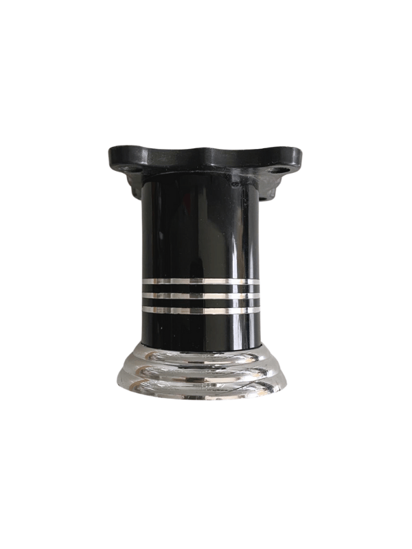 Düz Şeritli Alüminyum Ayak Mobilya Masa ve Dolap Ayağı(SİYAH)(8cm - 10cm)
