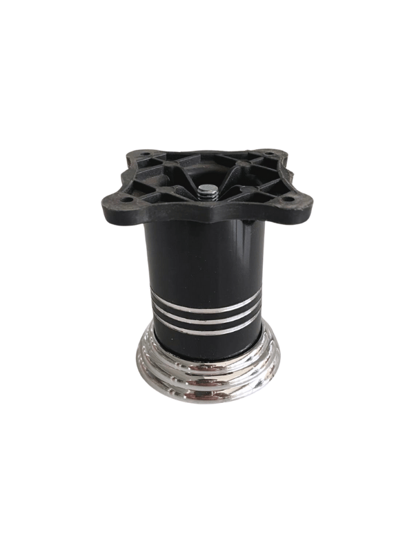 Düz Şeritli Alüminyum Ayak Mobilya Masa ve Dolap Ayağı(SİYAH)(8cm - 10cm)