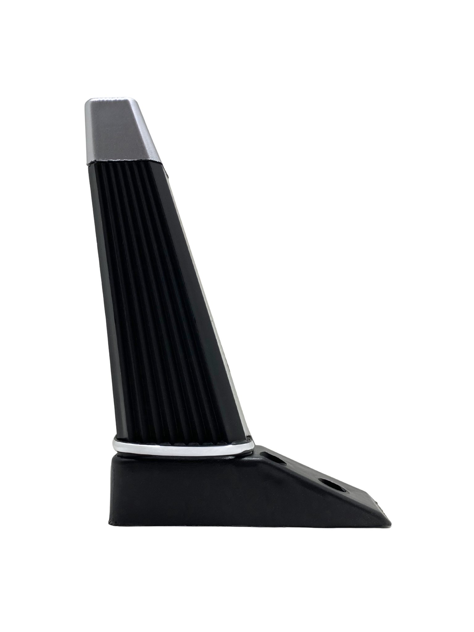 İrem Siyah Krom 20cm Plastik Ayak Mobilya Masa ve Dolap Ayağı(20CM)(SİYAH - KROM)