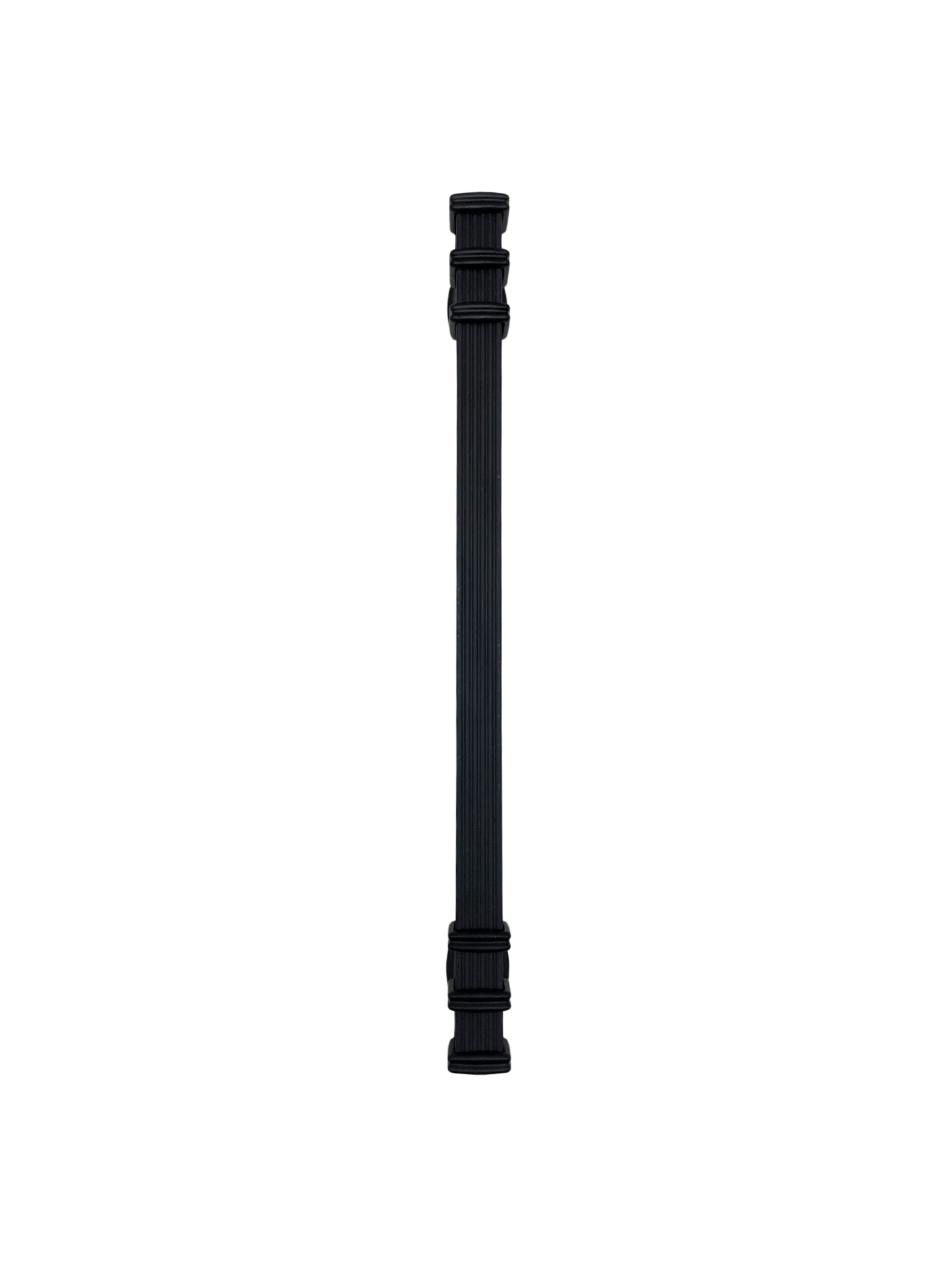 Kare Çizgili Siyah Metal Dolap Kulpu Mobilya ve Mutfak Dolap Kulpu(SİYAH)(160MM)