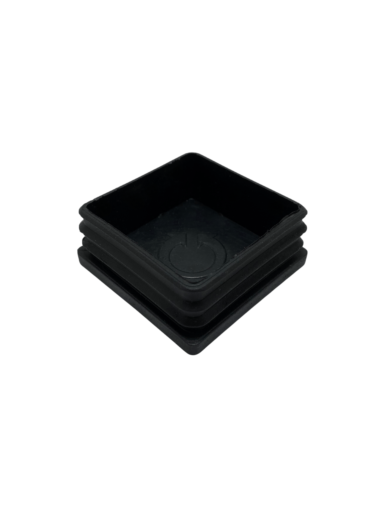 Kare Demir Profil İç Tapa Geçme Plastik Ayak Geçme Koruma Plastiği(50MM)(SİYAH)