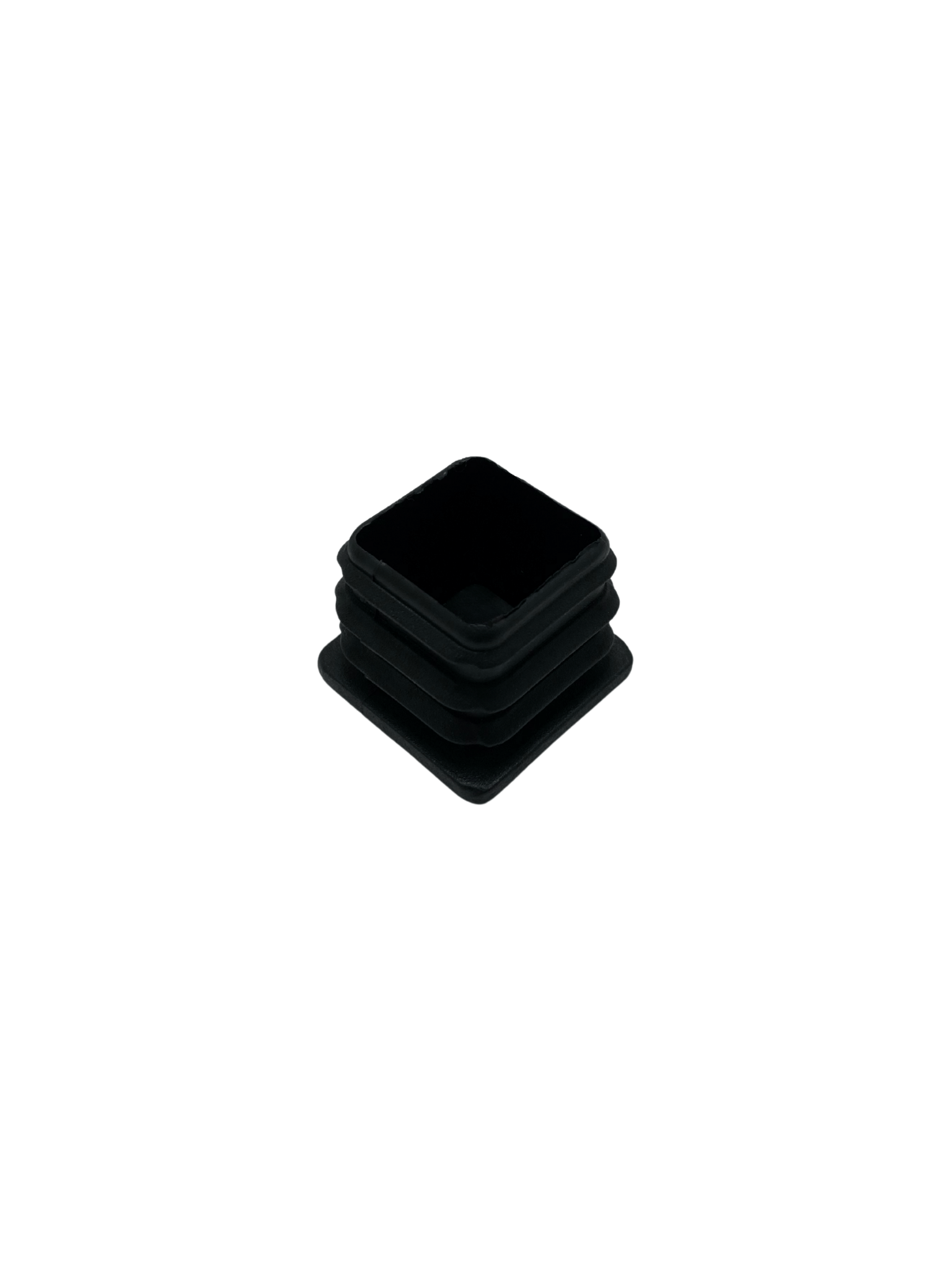 Kare Demir Profil İç Tapa Geçme Plastik Ayak Geçme Koruma Plastiği(40MM)(SİYAH)