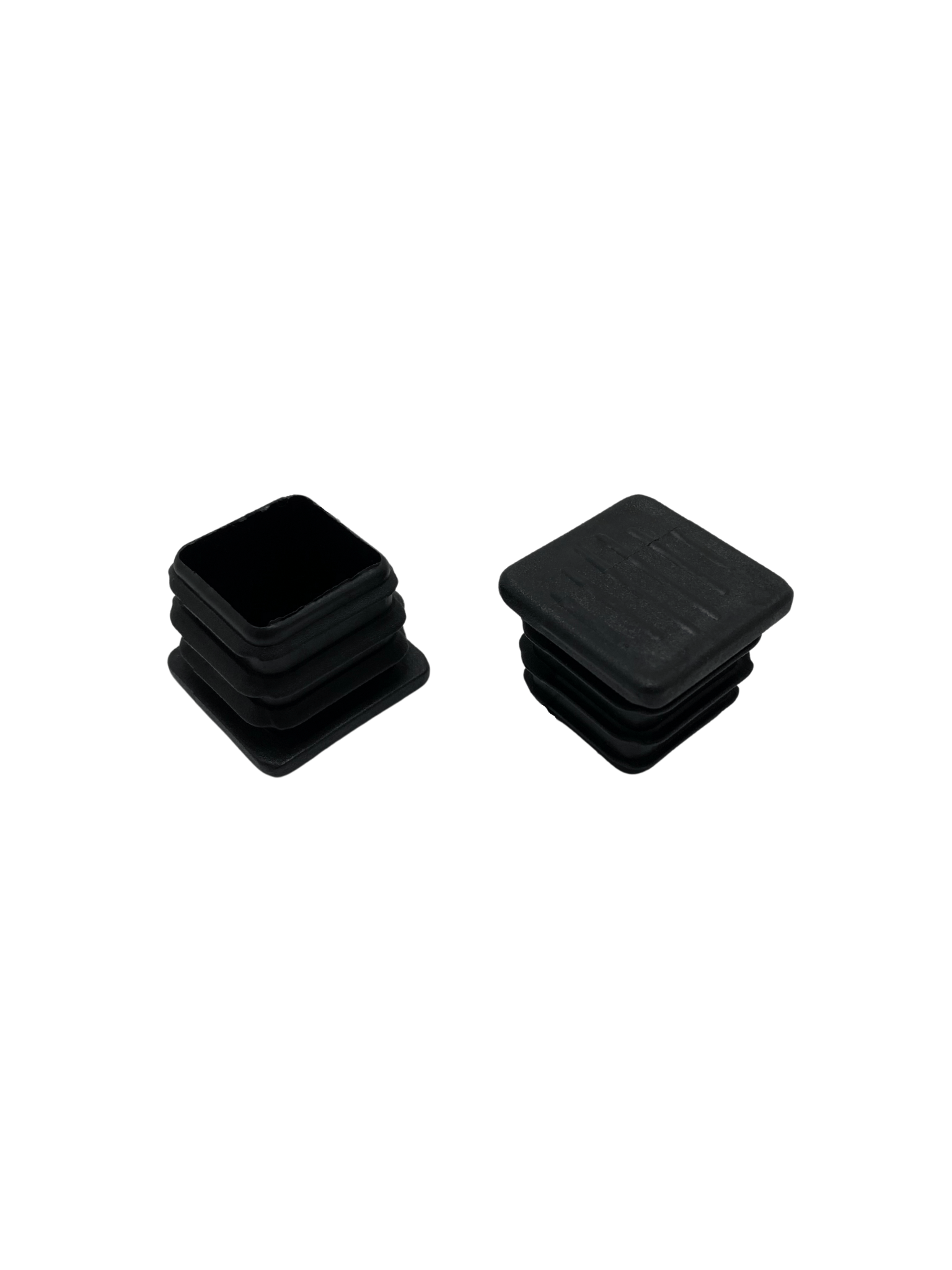 Kare Demir Profil İç Tapa Geçme Plastik Ayak Geçme Koruma Plastiği(15MM)(SİYAH)