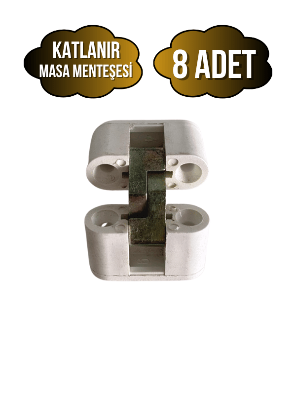 Katlanır Masa Menteşesi Akıllı Sehpa Masa Menteşesi(BEYAZ)