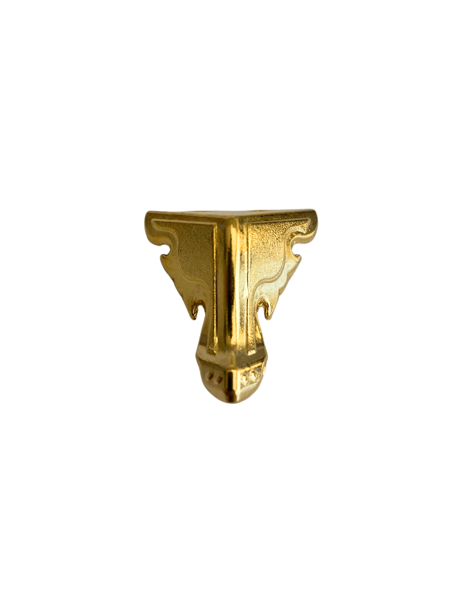 Kelebek Düz 2.5cm Metal Ayak Çeyiz ve Hediye Kutusu Mobilya Ayağı(2.5cm)(ALTIN)